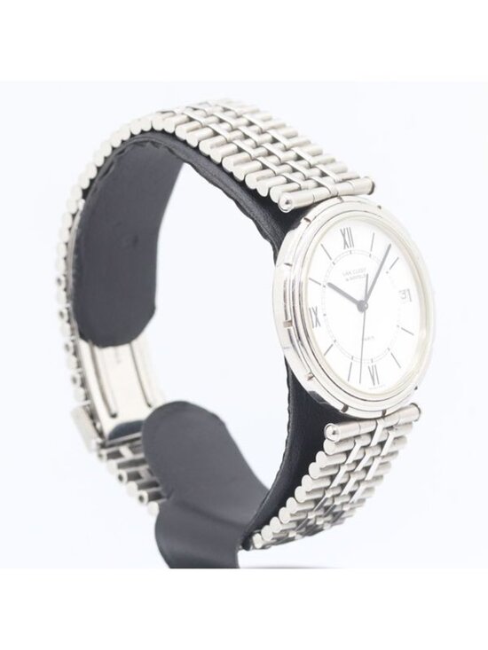 Van Cleef & Arpels la Collection 57 103 Quartz Date White Dial Watch main image 4